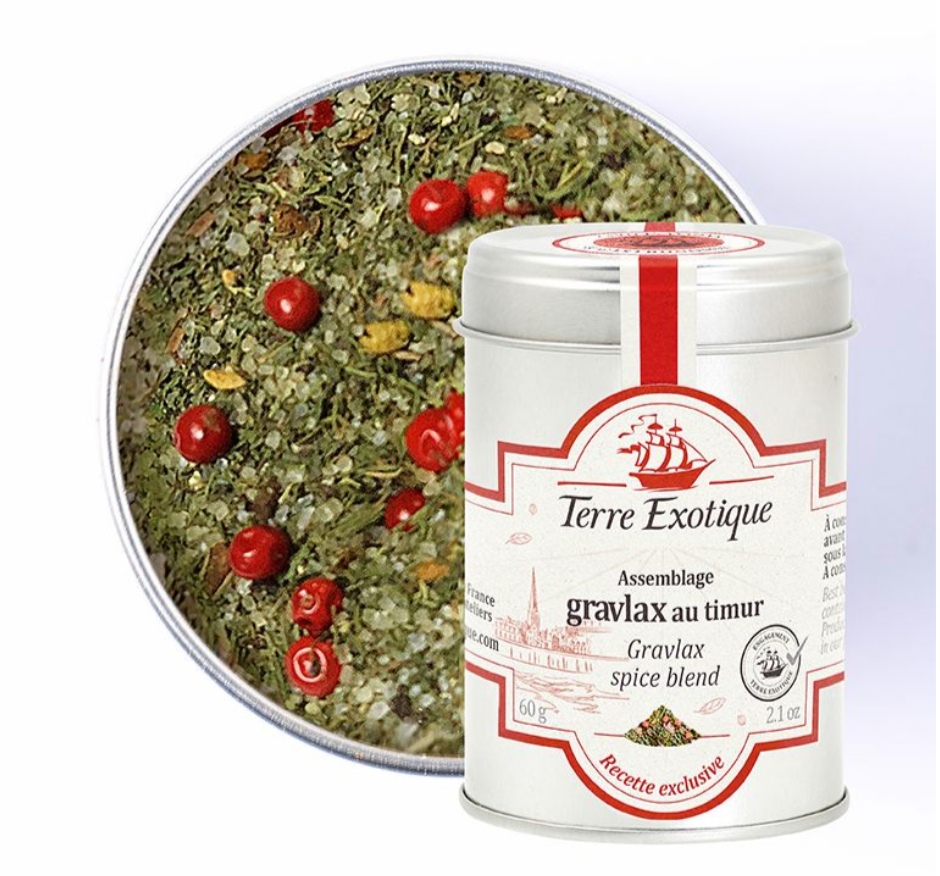 Assemblage gravlax au timur - Terre exotique
